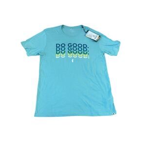 NEW Cotopaxi Do Good Repeat Organic Shirt Sea Glass Teal Mens XL NWT